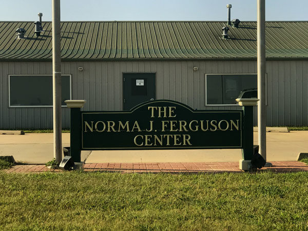 Norma J. Ferguson Center sign